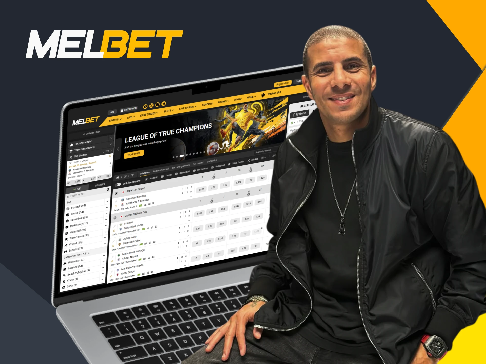 Mohamed Zidan strengthens Melbet’s presence in Nigerian sports.