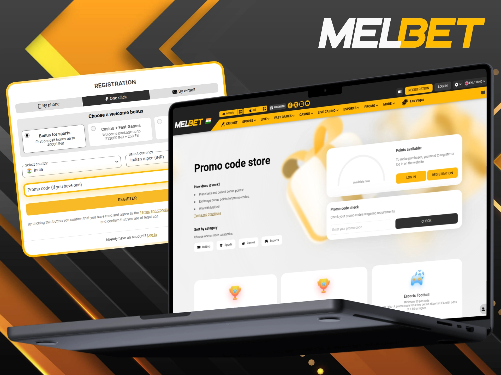 Activate the promo code to unlock exclusive Melbet football rewards.