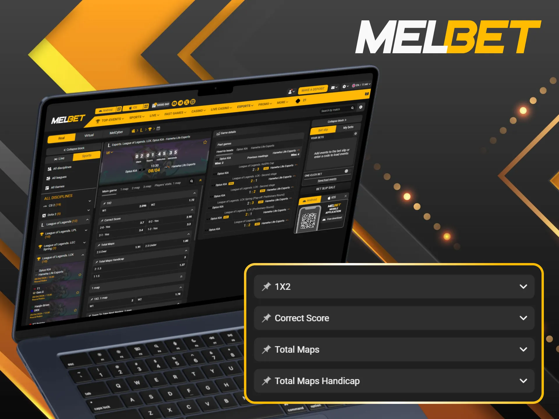 Explore League of Legends bet types on Melbet and diversify strategies.